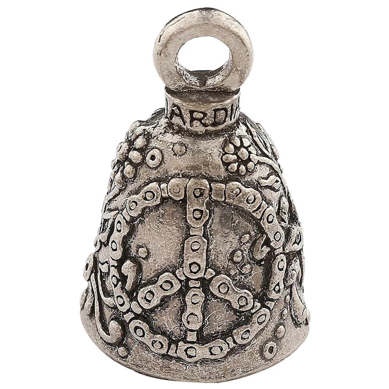 Biker Motorcycle Bells - Guardian Bell Peace Sign 3 Biker Motorcycle Bells - Guardian Bell Peace Sign