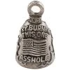 Biker Motorcycle Bells - Guardian Bell Try Burning This One A**Hole -Bridgestone Shop 1110381 53564.1661268872
