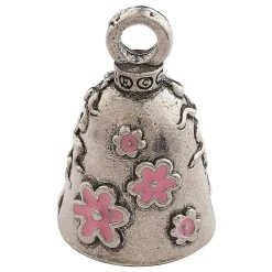 Alternative view of Biker Motorcycle Bells - Guardian Bell Lady Skull W/Enamel