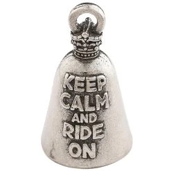 Biker Motorcycle Bells - Guardian Bell Keep Calm And Ride On -Bridgestone Shop 1110615 92857.1661274475