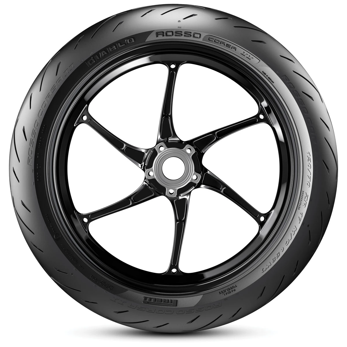 Pirelli Diablo Rosso Corsa II Motorcycle Tires 4 Pirelli Diablo Rosso Corsa II Motorcycle Tires - Image 2