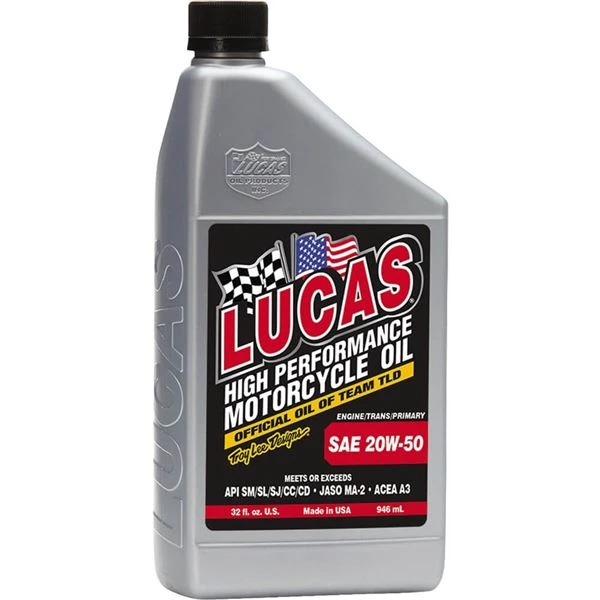 Lucas Oil High Performance 20W50 Motorcycle Oil 3 Lucas Oil High Performance 20W50 Motorcycle Oil