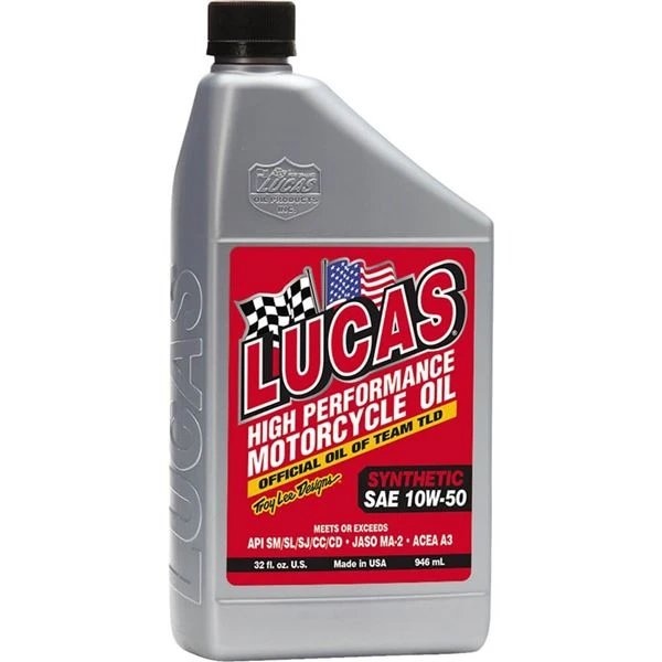 Lucas Oil High Performance Synthetic 10W50 Motorcycle Oil 3 Lucas Oil High Performance Synthetic 10W50 Motorcycle Oil