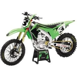 New Ray Toys Eli Tomac 2019 Race Team Kawasaki KX450 1:12 Scale Motorcycle Replica