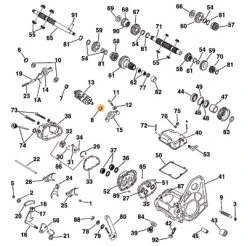 Alternative view of Eastern Motorcycle Parts Transmission Bearing