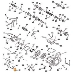 Eastern Motorcycle Parts Shifter Shaft Lever Spring (Large) -Bridgestone Shop 603 422 B V1