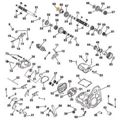Alternative view of Eastern Motorcycle Parts Transmission Spacer