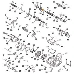 Alternative view of Eastern Motorcycle Parts Thrust Washer