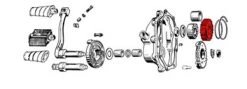 Eastern Motorcycle Parts Kick-Starter Gear -Bridgestone Shop 6200284 C V1